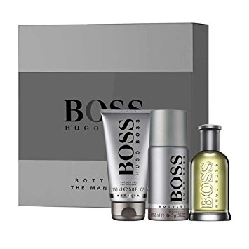 Hugo Boss Bottled Gift set for Men 50ml EDT+Deodorant Spray+Shower gel ...