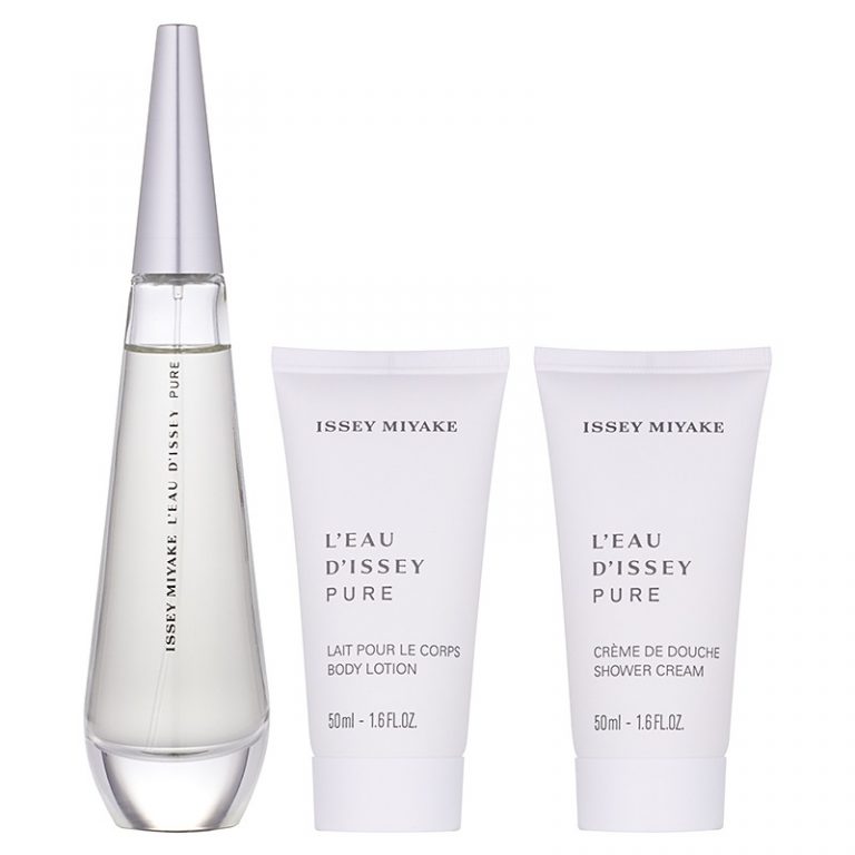 Issey Miyake L'eau Dissey Pure Gift Set For women EDP 50ml+ Body lotion ...