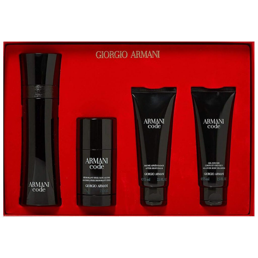 Giorgio Armani Code Gift set 125ml EDT+75g Deodorant Stick+75ml Shower ...